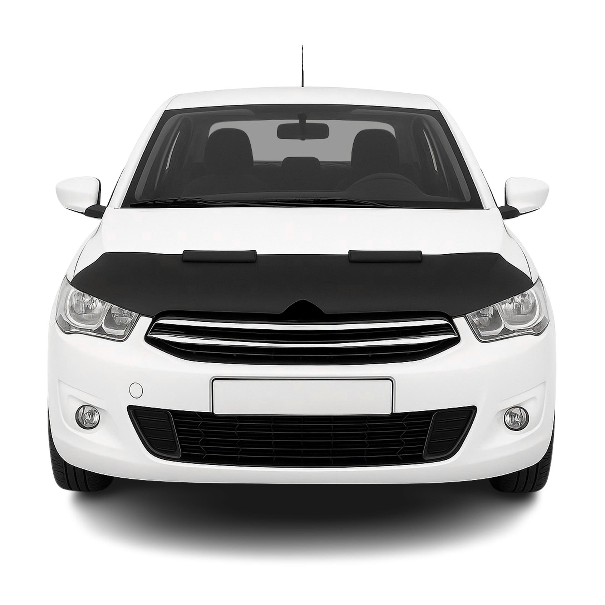 Protège Capot pour Citroen C-Elysee 2012-2024 Masque de voiture vinyle Noir