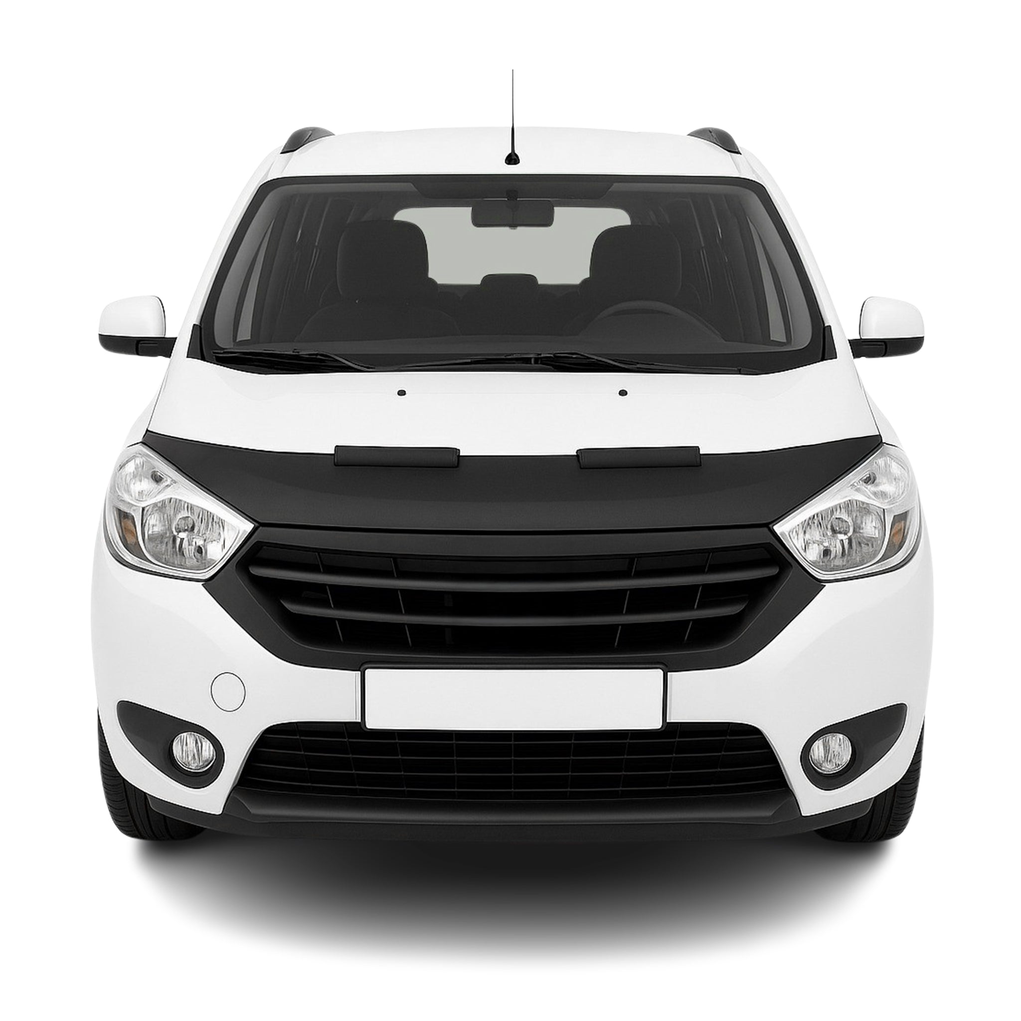 Protège Capot pour Dacia Lodgy 2012-2021 Masque de voiture vinyle Noir