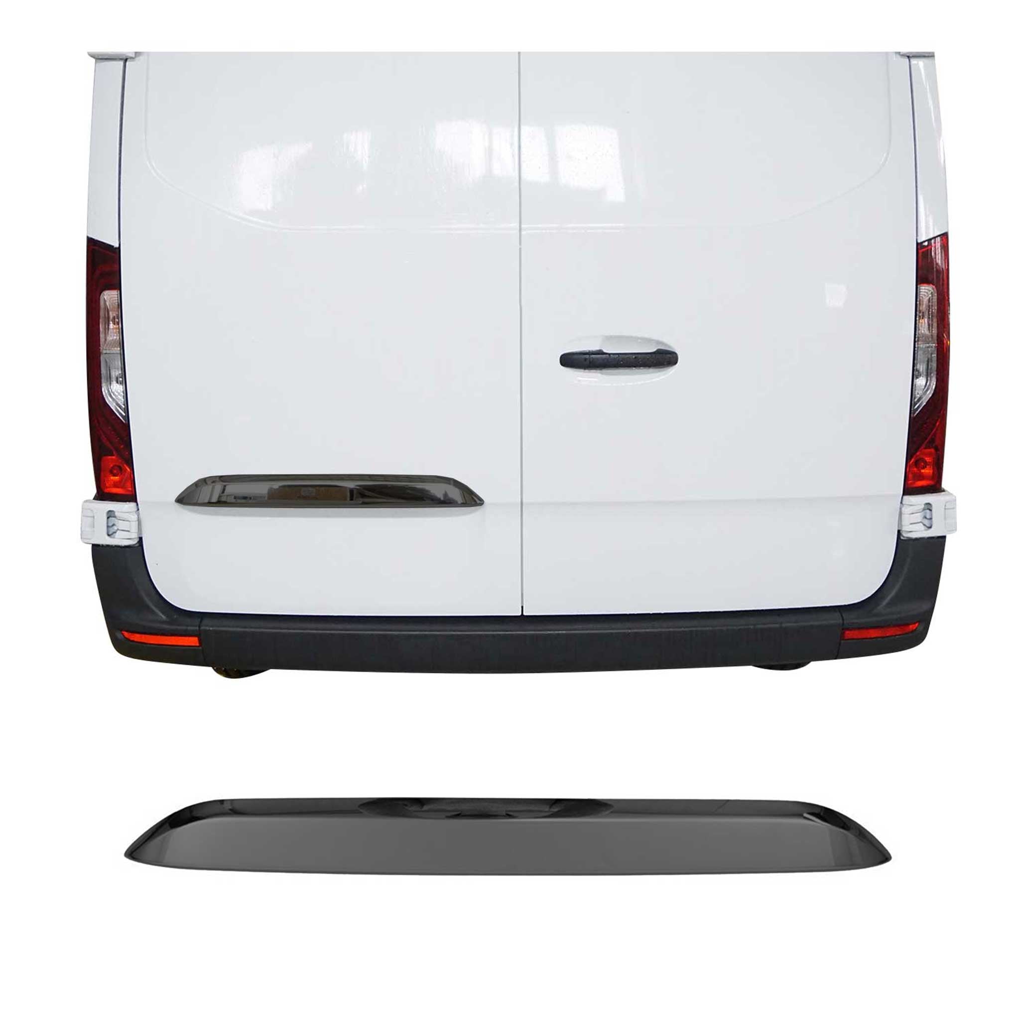 Poignée de Coffre Arrière pour Mercedes Sprinter 2018-2025 acier inox foncé