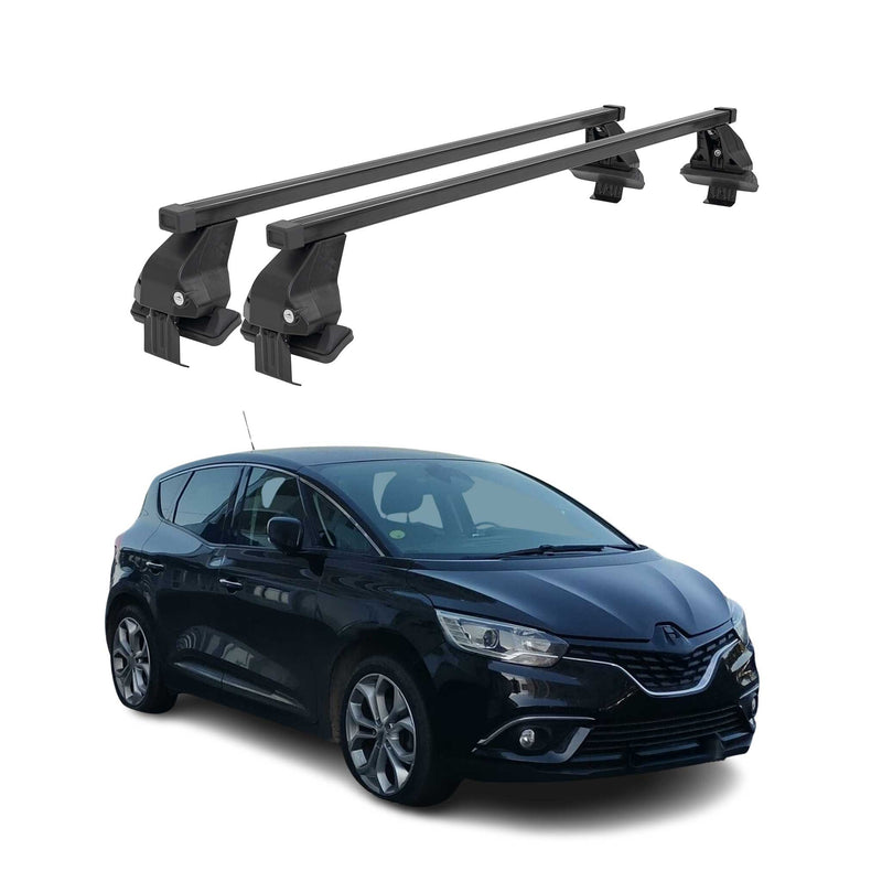Barres Transversales Menabo pour Renault Scenic IV 2017-2024 Noir