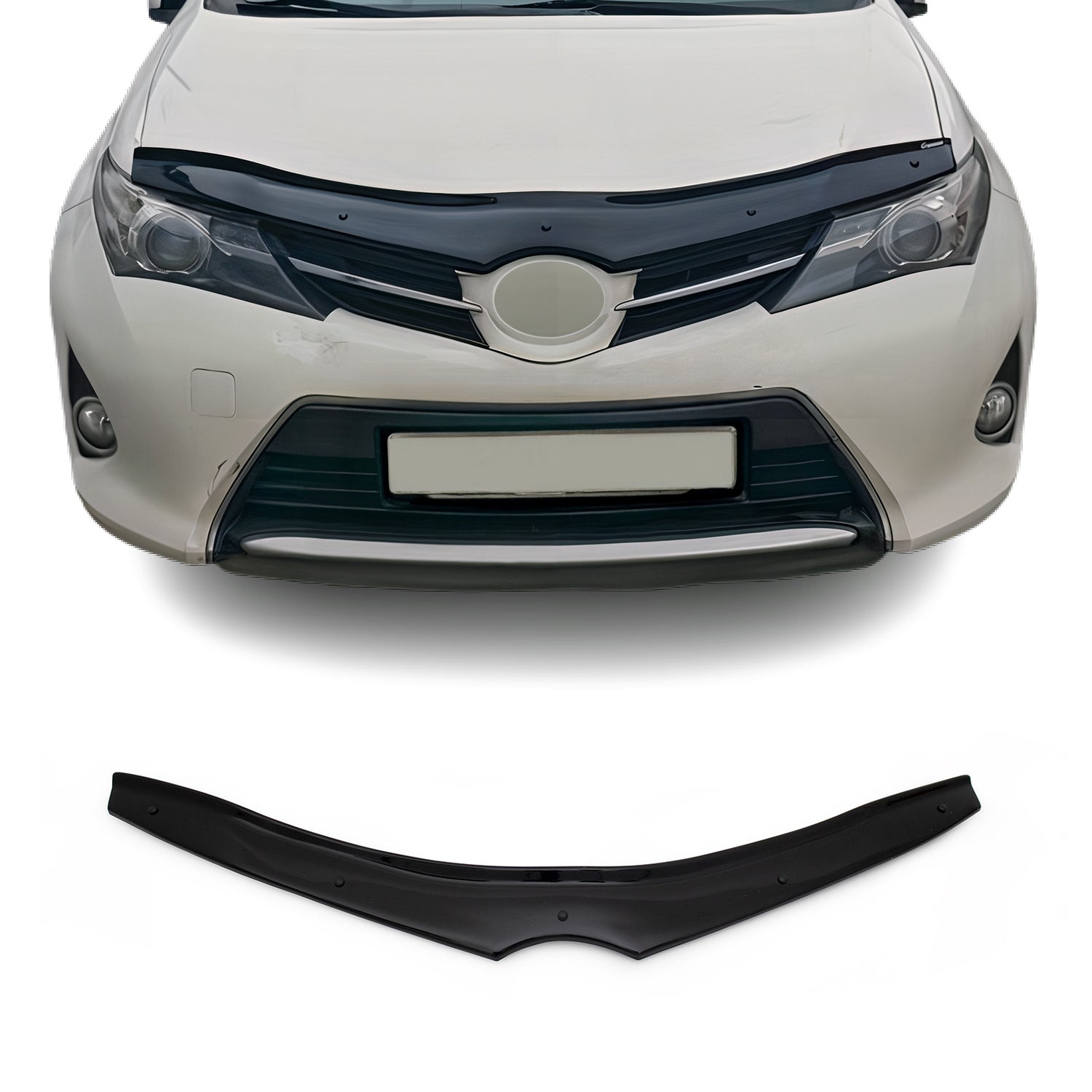 Deflecteurs d'air capot de voiture pour Toyota Auris 2012-2018 HB Acrylique Noir