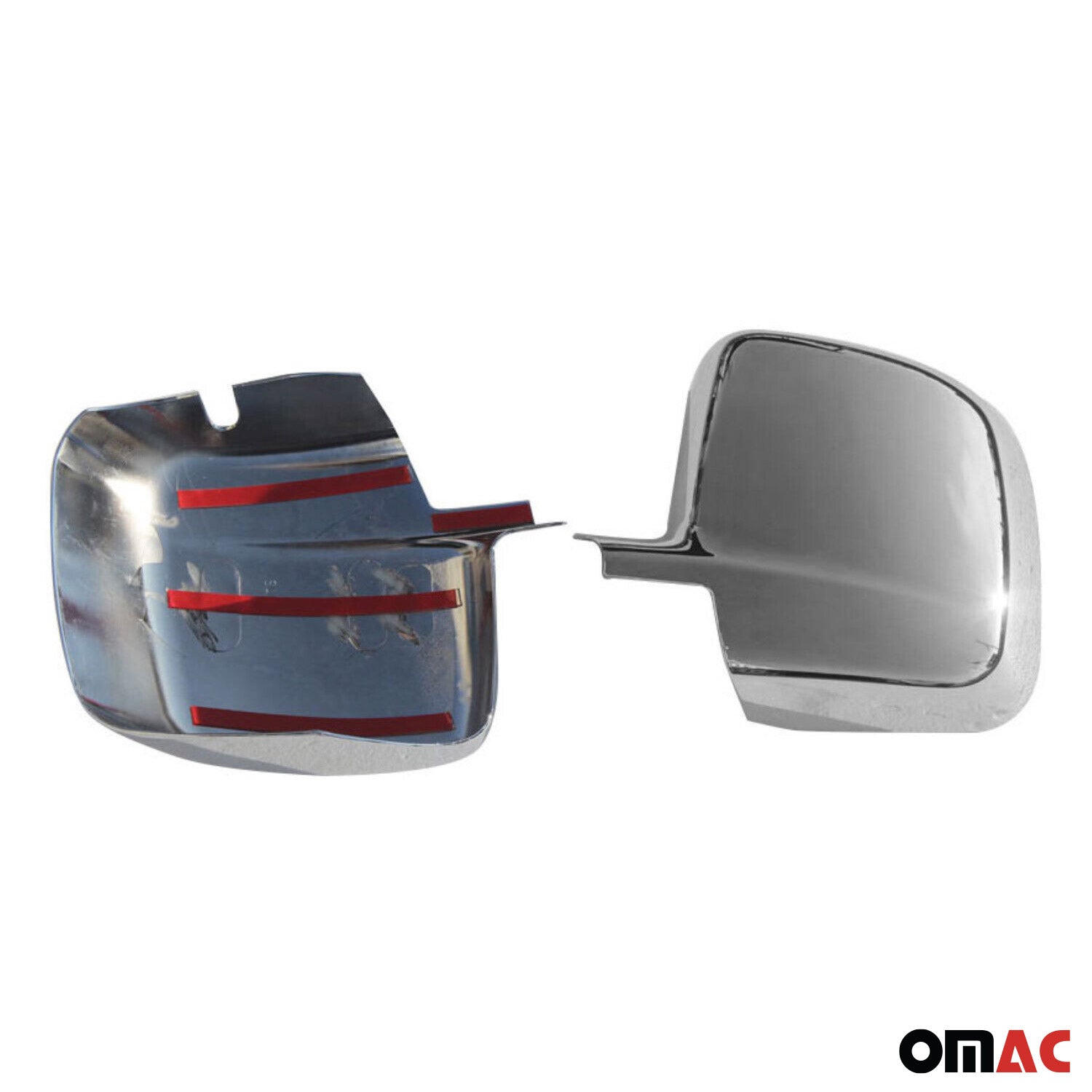 Coques de Rétroviseurs pour Citroen Nemo 2008-2021 en ABS Argenté