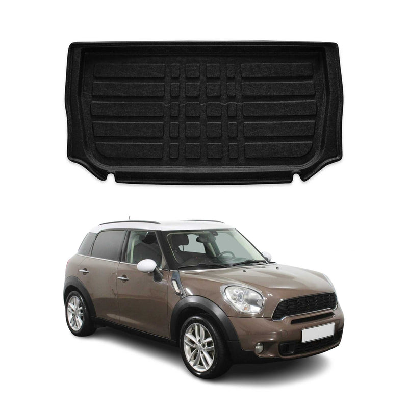 Tapis de Coffre pour Mini Countryman 2010-2016 en TPE Noir