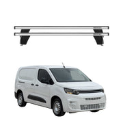 Barres de toit Transversales pour Citroen Berlingo III 2018-2026 Alu Gris 2x