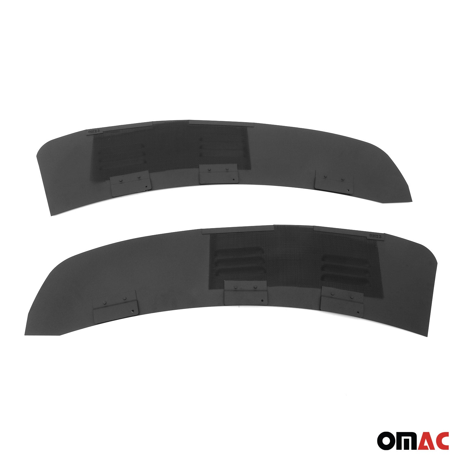 Grille d'aération de Fenêtre pour Peugeot Bipper 2008-2017 Aluminium Noir 2Pcs