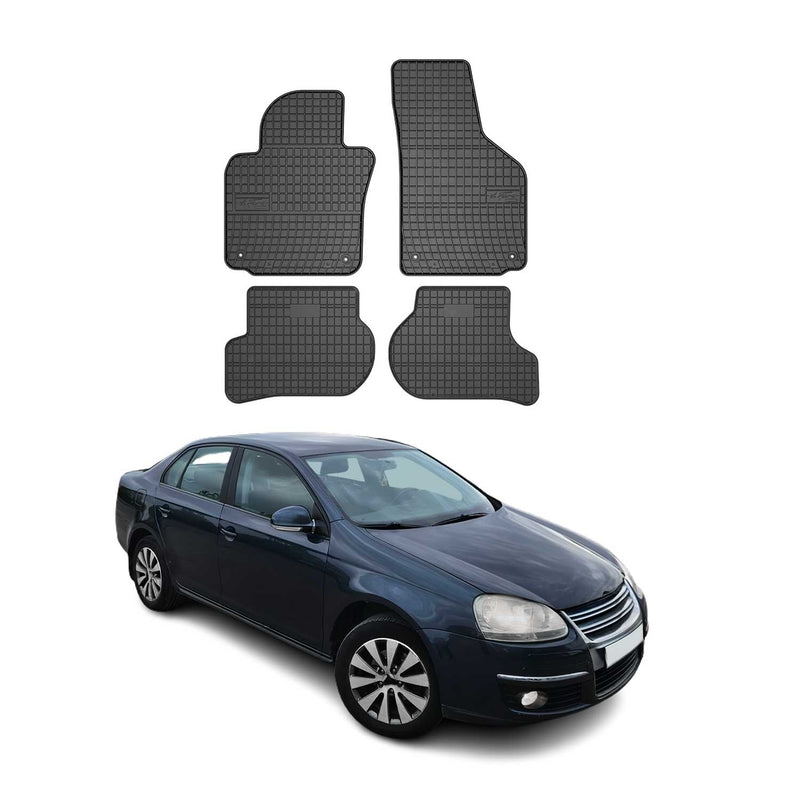 Tapis de Sol pour VW Jetta III 2005-2010 OMAC Noir Caoutchouc