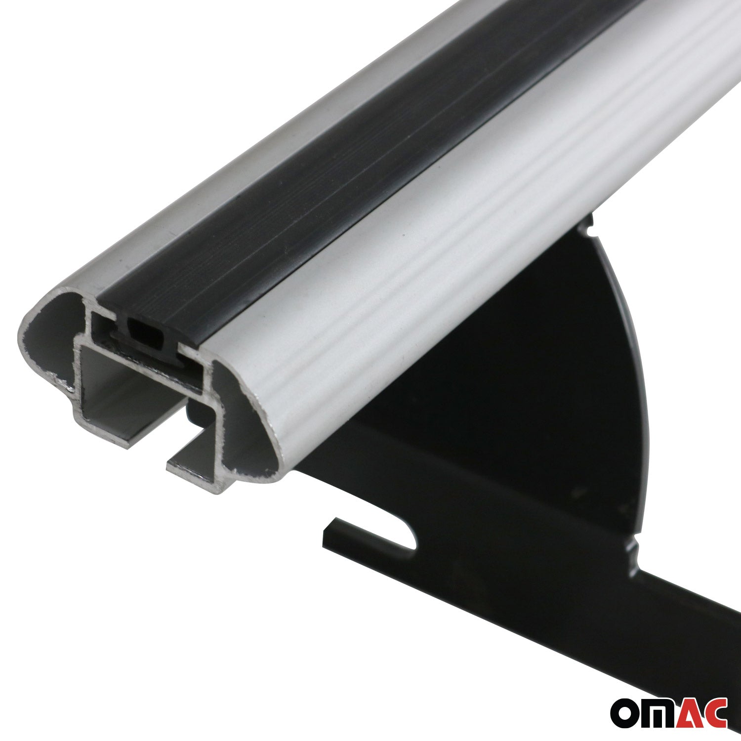 Barres de toit transversales pour Ford Ecosport 2014-2023 Aluminium Gris