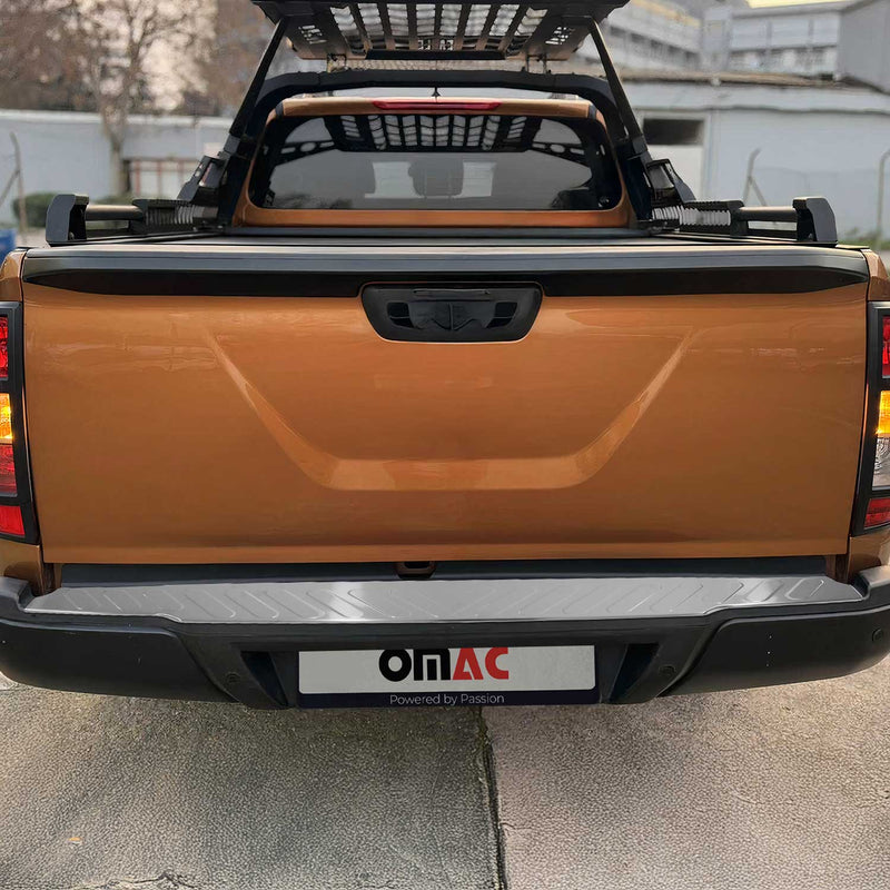 Protection seuil coffre pare-chocs pour Nissan Navara 2016-2025 inox Brossé