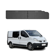 Tapis de Sol pour Nissan Primastar 2001-2014 Convient à 3ème rangée Noir
