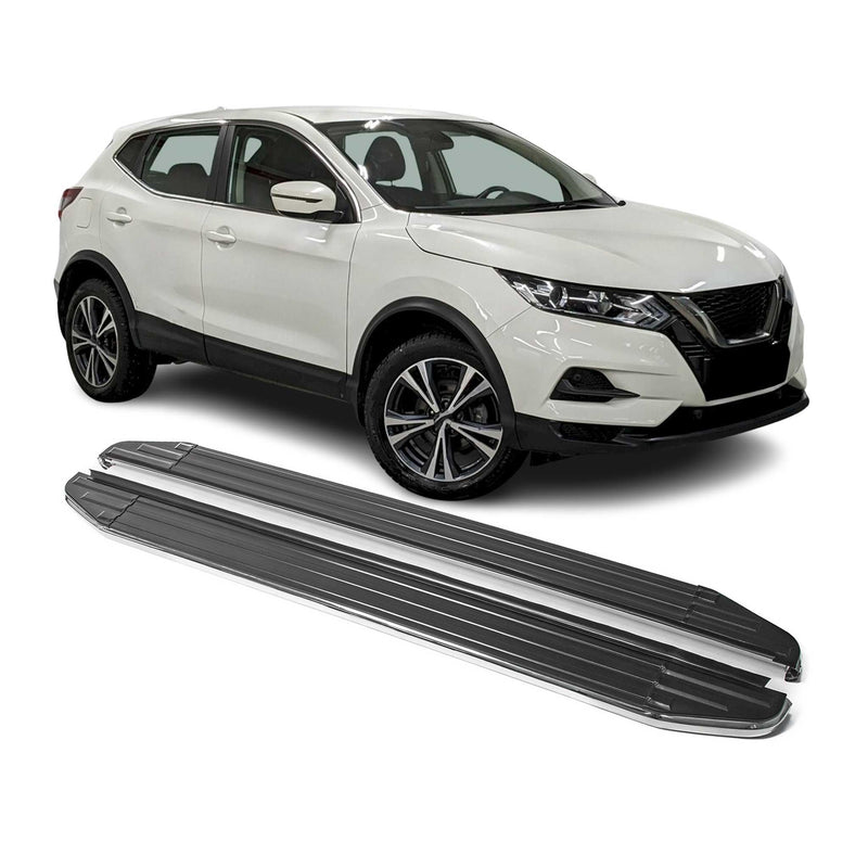 Marchepieds Latéraux pour Nissan Qashqai 2018-2023 ABE Alu