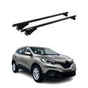 Tiger Barres de toit transversales pour Renault Kadjar 2015-2022 Noir