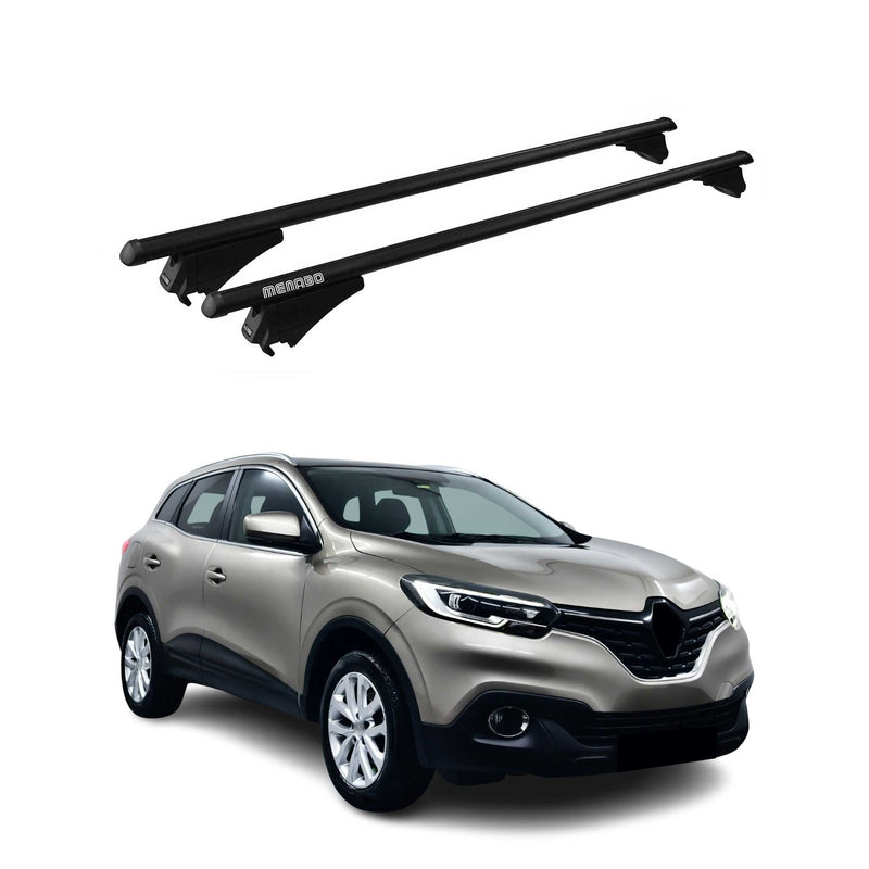 Tiger Barres de toit transversales pour Renault Kadjar 2015-2024 Noir
