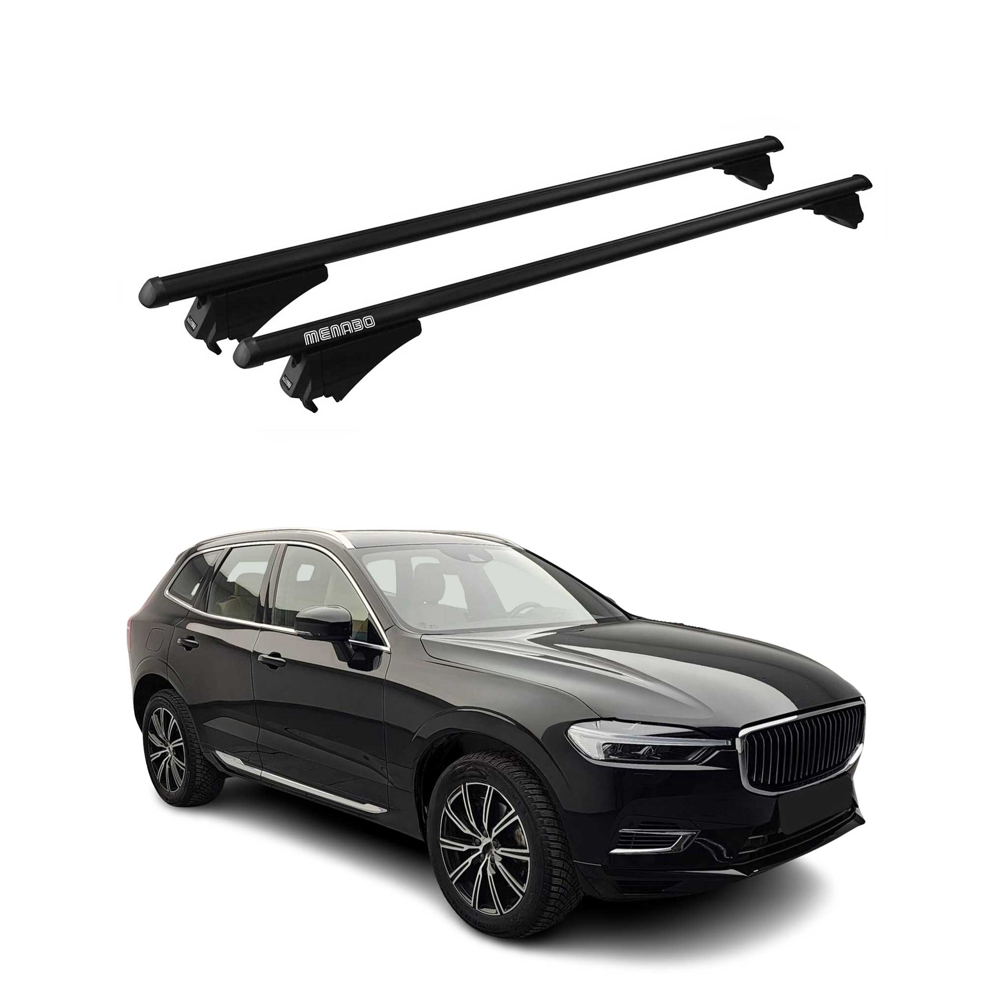 Tiger Barres de toit transversales pour Volvo XC60 2018-2026 Noir