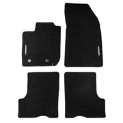 Tapis de Sol de Voiture pour Dacia Duster II 2017-2024 Velours Durable Noir 4Pcs