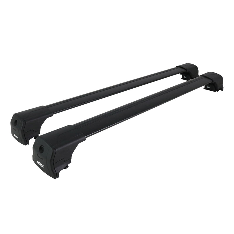 Barres de toit transversales Voiture pour BMW X1 F48 2015-2022 Alu Noir TÜV ABE