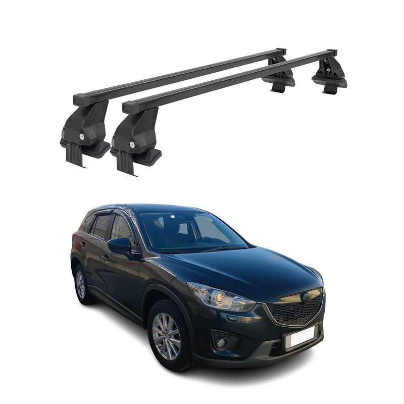 Barres Transversales Menabo pour Mazda CX-5 2012-2015 Noir