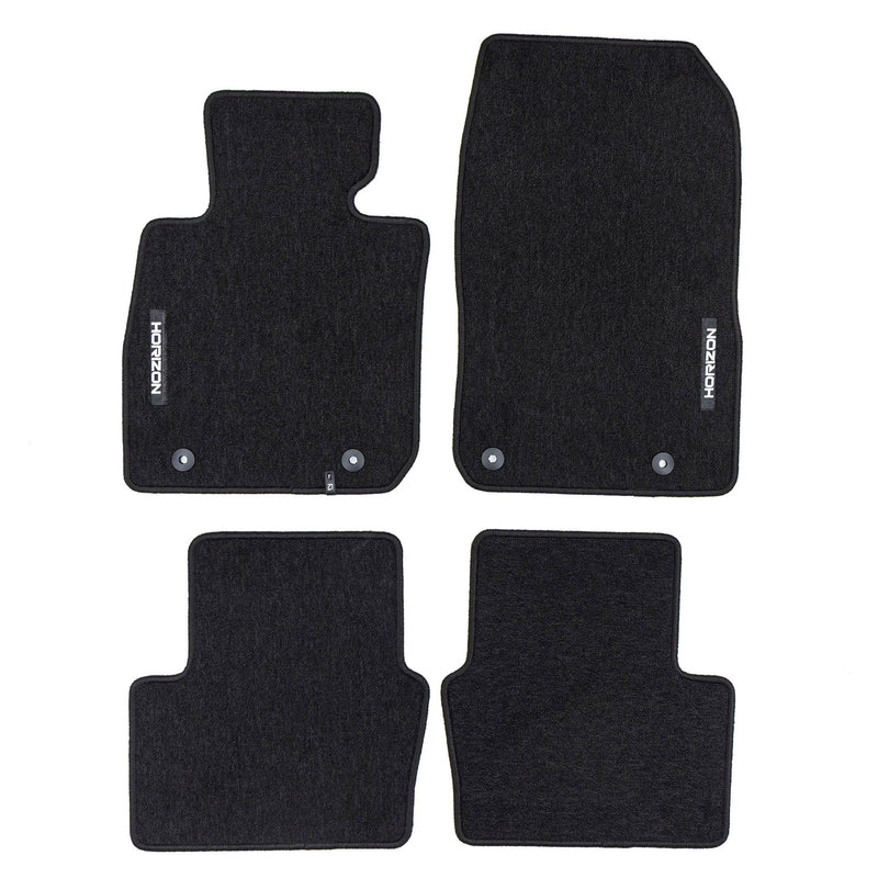 Tapis de Sol de Voiture pour Mazda CX-3 2014-2021 Velours solide et durable 4Pcs