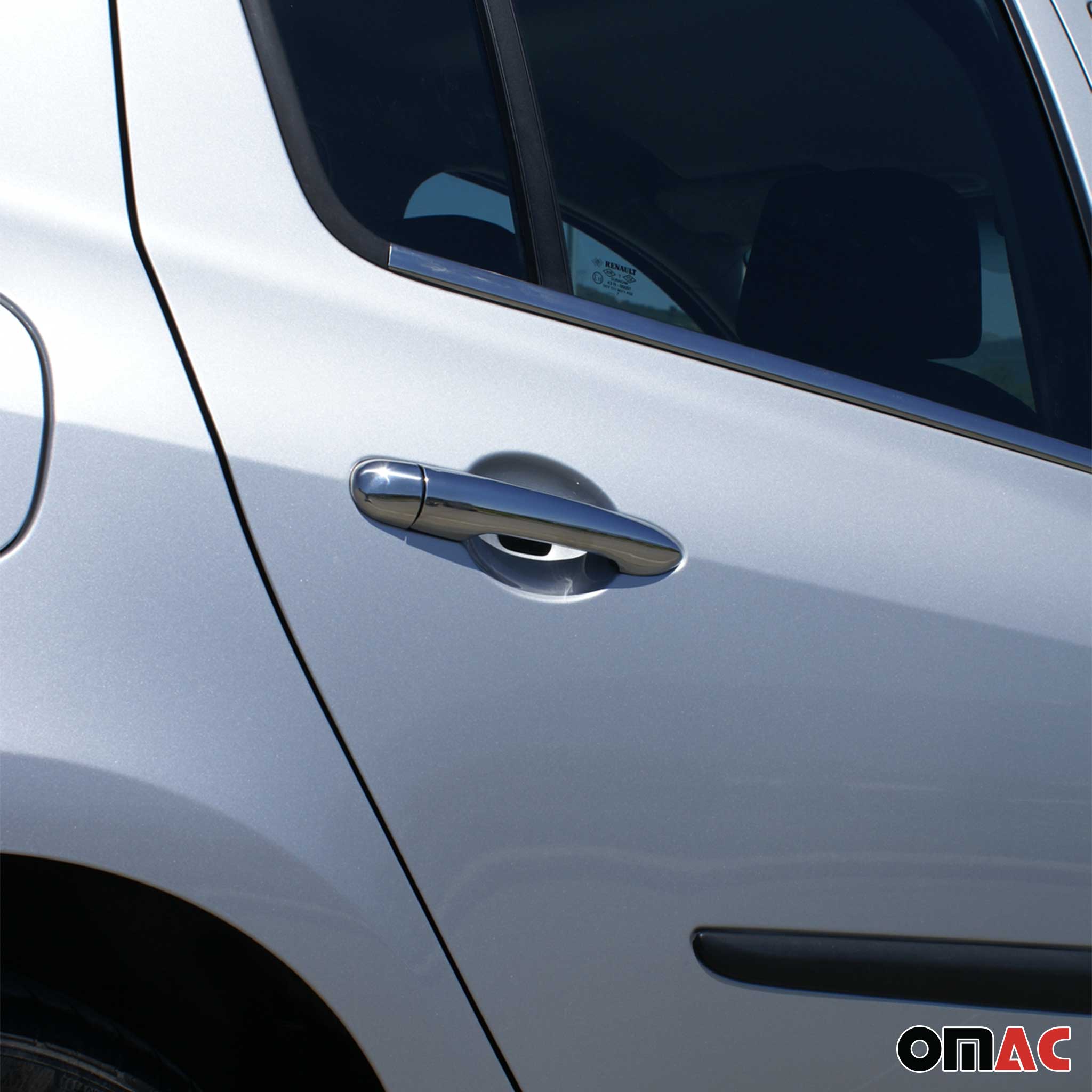 Couverture de poignée de porte pour Renault Clio 2005-2012 Break en Acier Inox