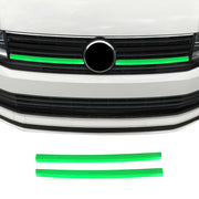 Moulure Grille de Calandre pour VW T6 Transporter 2015-2019 Highline Acier 2Pcs