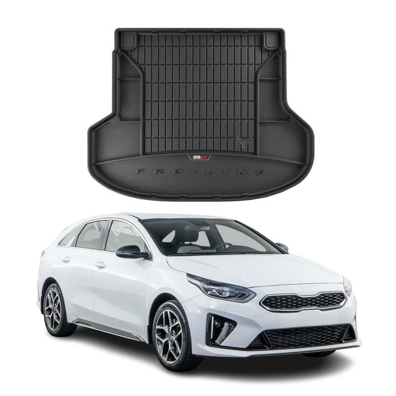Tapis de Coffre pour Kia Proceed 2018-2025 TPE Noir