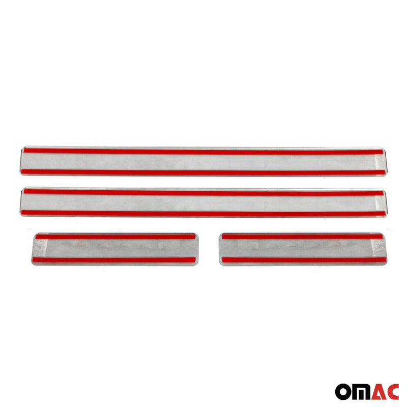 Protection Seuil de Porte Pour Renault Megane 3 2009-2016 Fibre de Carbone 4Pcs