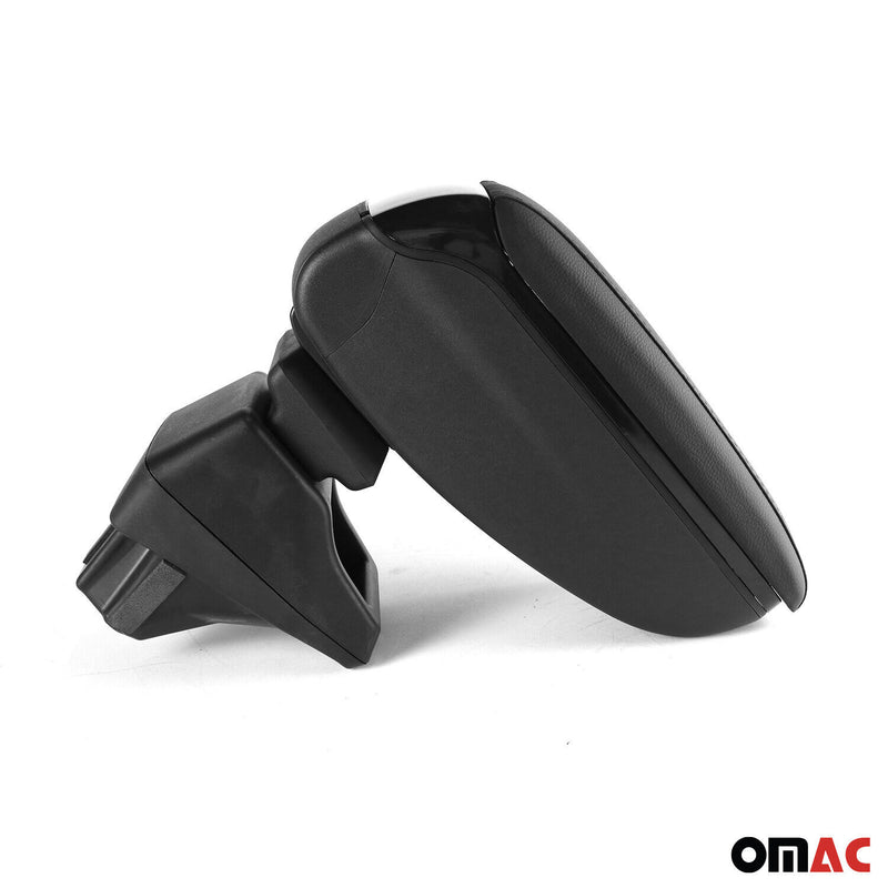 Accoudoir pour Peugeot 208 / 2008 2020-2025 Vinyl Abs Noir Coulissant