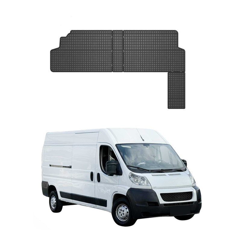 OMAC Tapis de sol pour Citroen Jumper Bus 2006-2016 Noir en caoutchouc