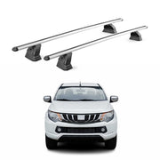 Barres de toit Alu pour Mitsubishi Triton Double Cab / Single Cab 2014-2026