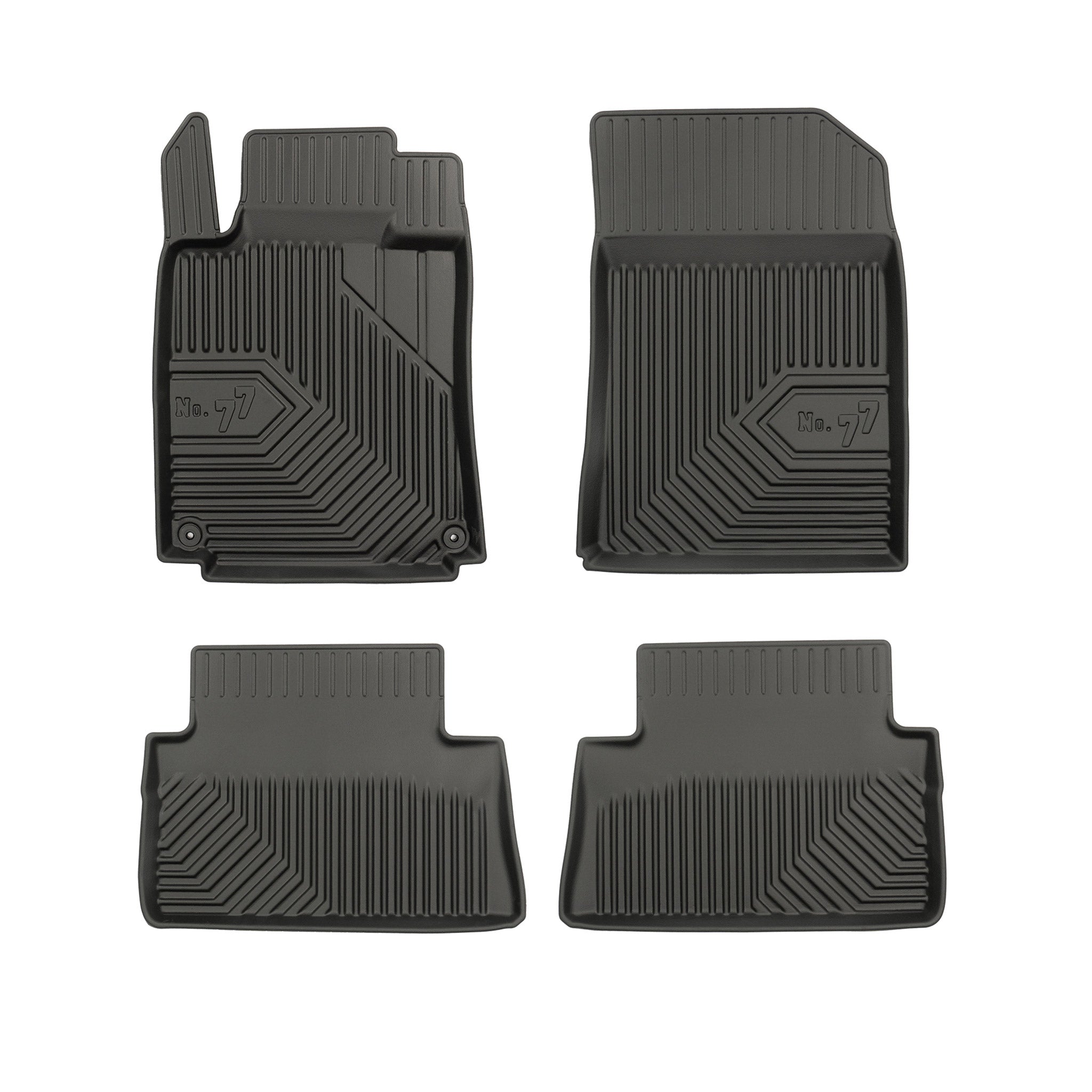 Tapis de Sol de Voiture pour Peugeot 508 I 2010-2018 TPE Antidérapant Noir 4Pcs