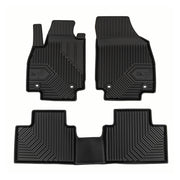 Tapis de Sol de Voiture pour MG ZS II Hybrid 2024-2026 TPE Imperméable 3Pcs