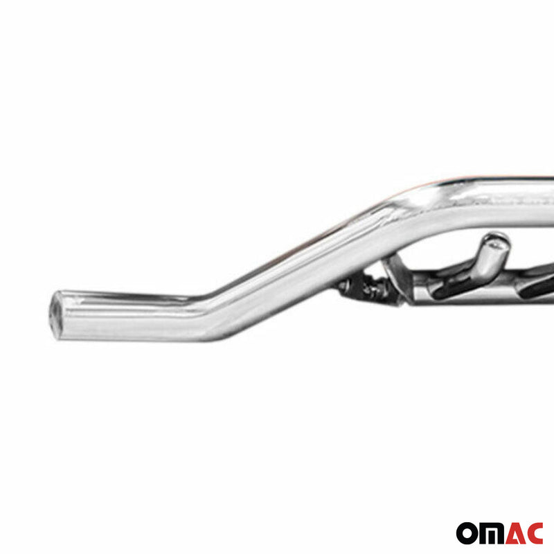 Pare-Buffle Avant Pour Toyota RAV4 2013-2015 Acier Inox Argent