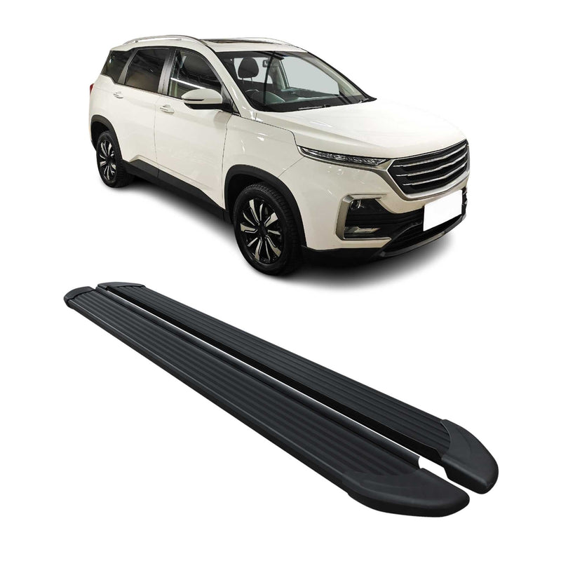 Marchepieds Latéraux pour Chevrolet Captiva 2019-2024 Noir Aluminium 2Pcs