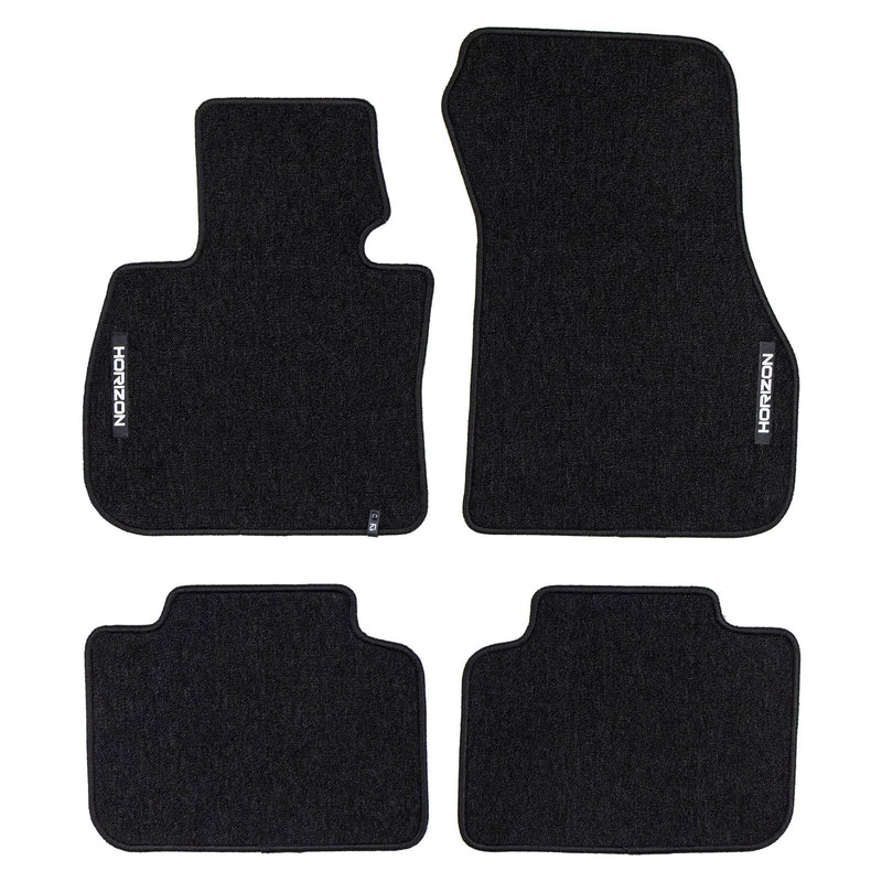 Tapis de Sol de Voiture pour BMW X2 F39 2018-2023 Velours solide et durable 4Pcs