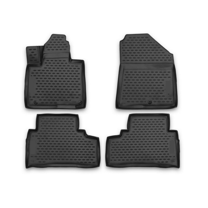 OMAC Tapis de sol pour KIA Sorento 2015-2020 en caoutchouc Noir