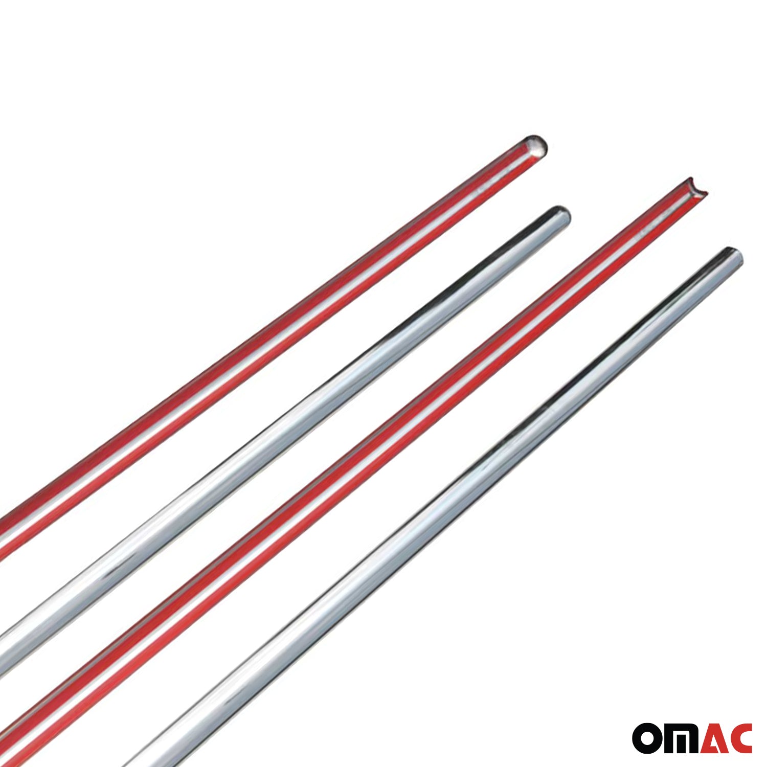 Garniture Baguette de porte latérale pour Dacia Lodgy en acier inoxydable 4Pcs