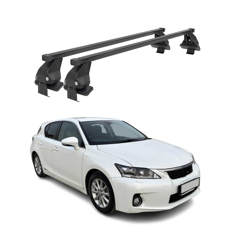 Barres Transversales Menabo pour Lexus CT 2011-2014 Noir