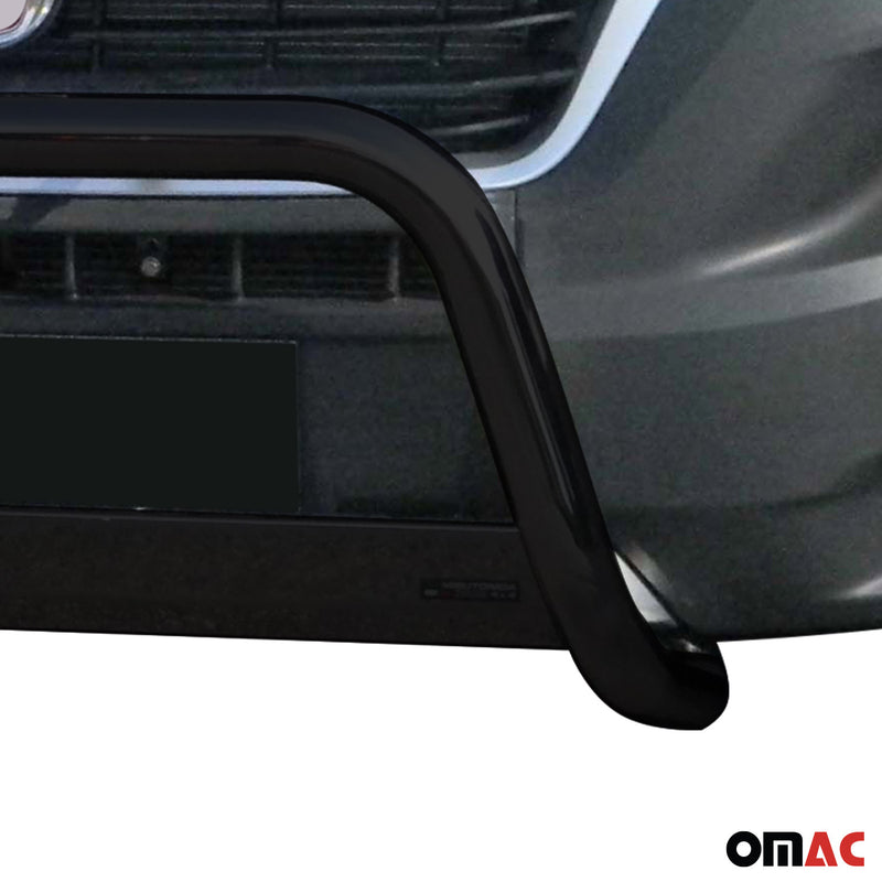 Pare-buffle Avant pour Fiat Ducato 2014-2020 63 mm en Acier Noir