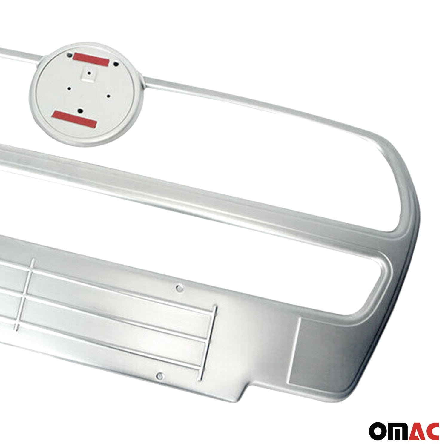 Moulure de Grille de Calandre pour Fiat Doblo 2010-2015 en Acier Chromé 2Pcs