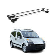 Barres de toit Transversales pour Citroen Nemo 2008-2017 TÜV Aluminium Gris 2Pcs