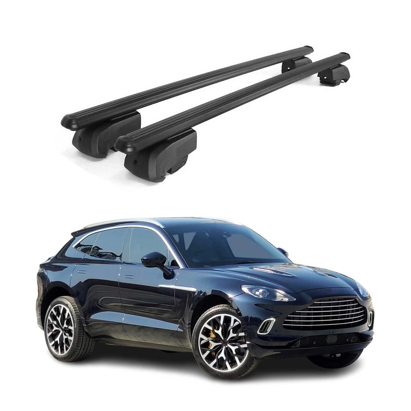 Barres de toit Transversales pour Aston Martin DBX 2021-2025 ABE Alu Noir