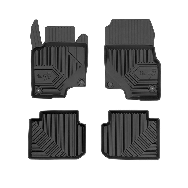 Tapis de Sol de Voiture pour Smart Forfour I 2004-2006 TPE Imperméable 4Pcs