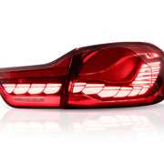 JOM OLED/LED Feux Arrière pour BMW F32 Coupé/F33 Cabriolet/F36 Gran Coupé Rouge