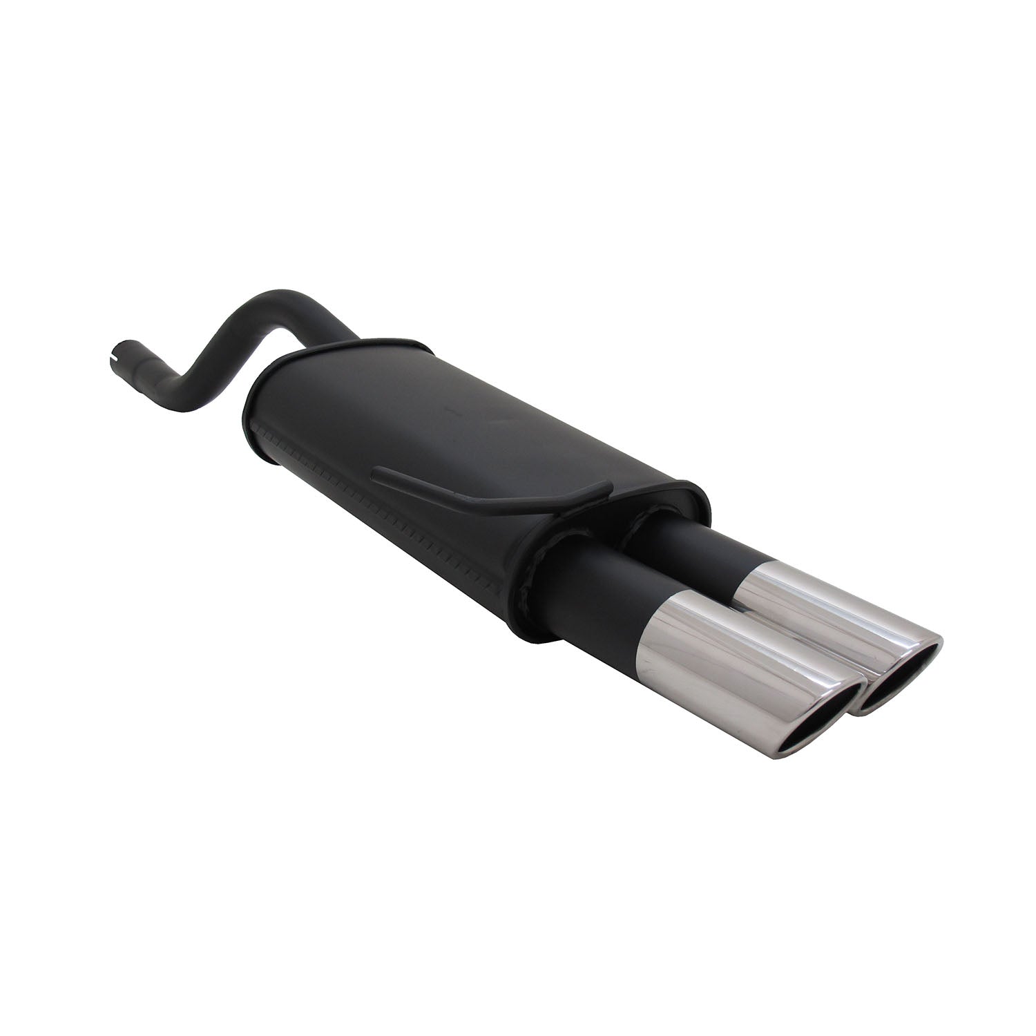 Échappement arrière sport Novus pour Renault Clio 2 2x76mm SR-Design avec ABE