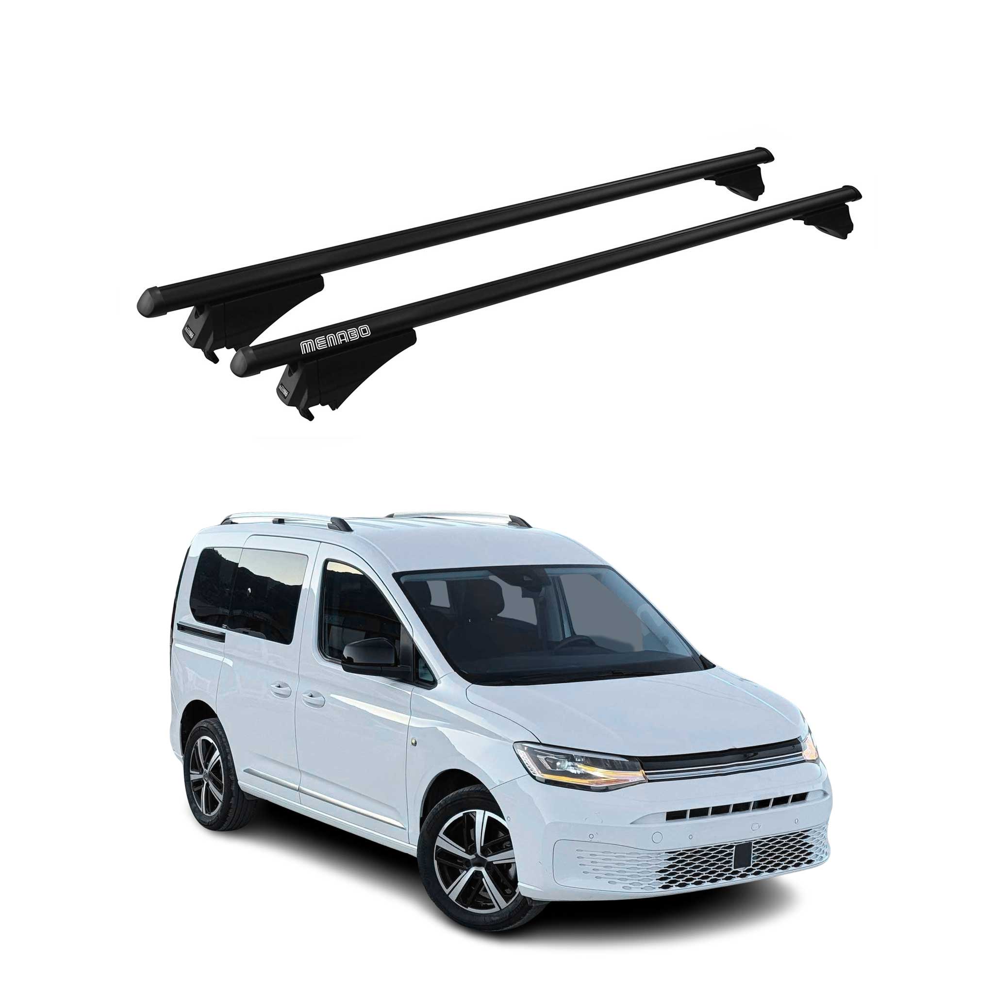 Tiger Barres de toit transversales pour VW Caddy 2020-2026 Noir