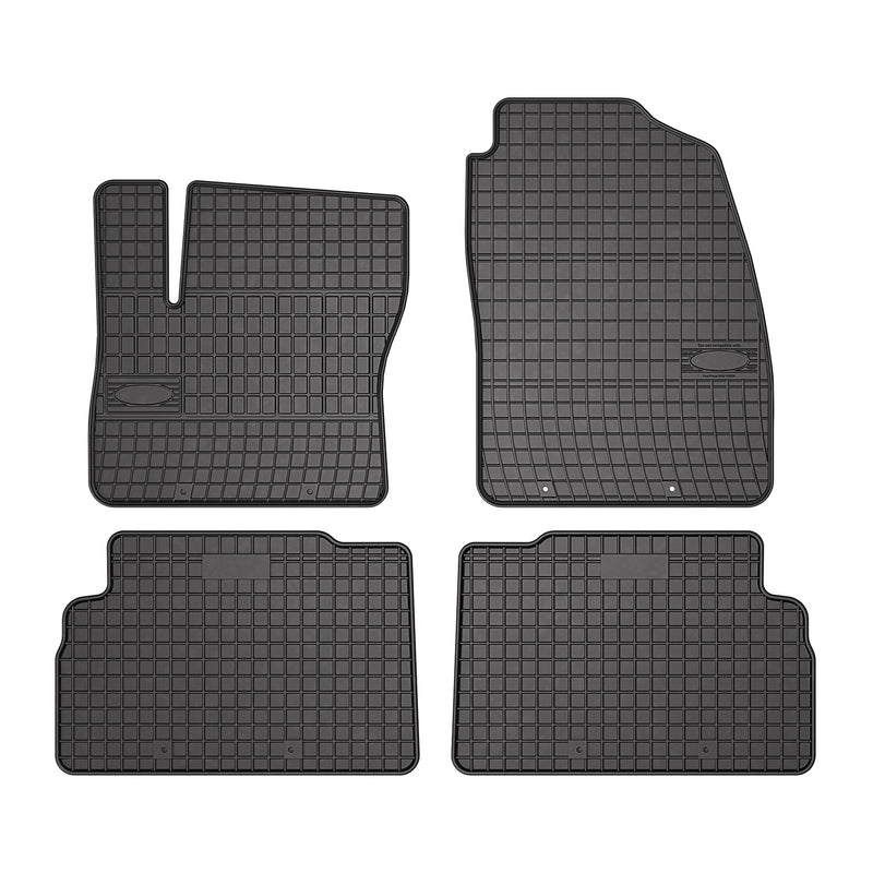 Tapis de Sol pour Ford C-Max 2010-2019 Caoutchouc Noir