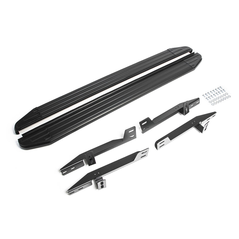 Marchepieds Latéraux pour Honda CR-V 2007-2012 Alu Noir ABE