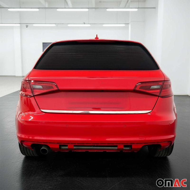Garniture de hayon coffre pour Audi A3 8V Sportback 2012-2020 acier inox