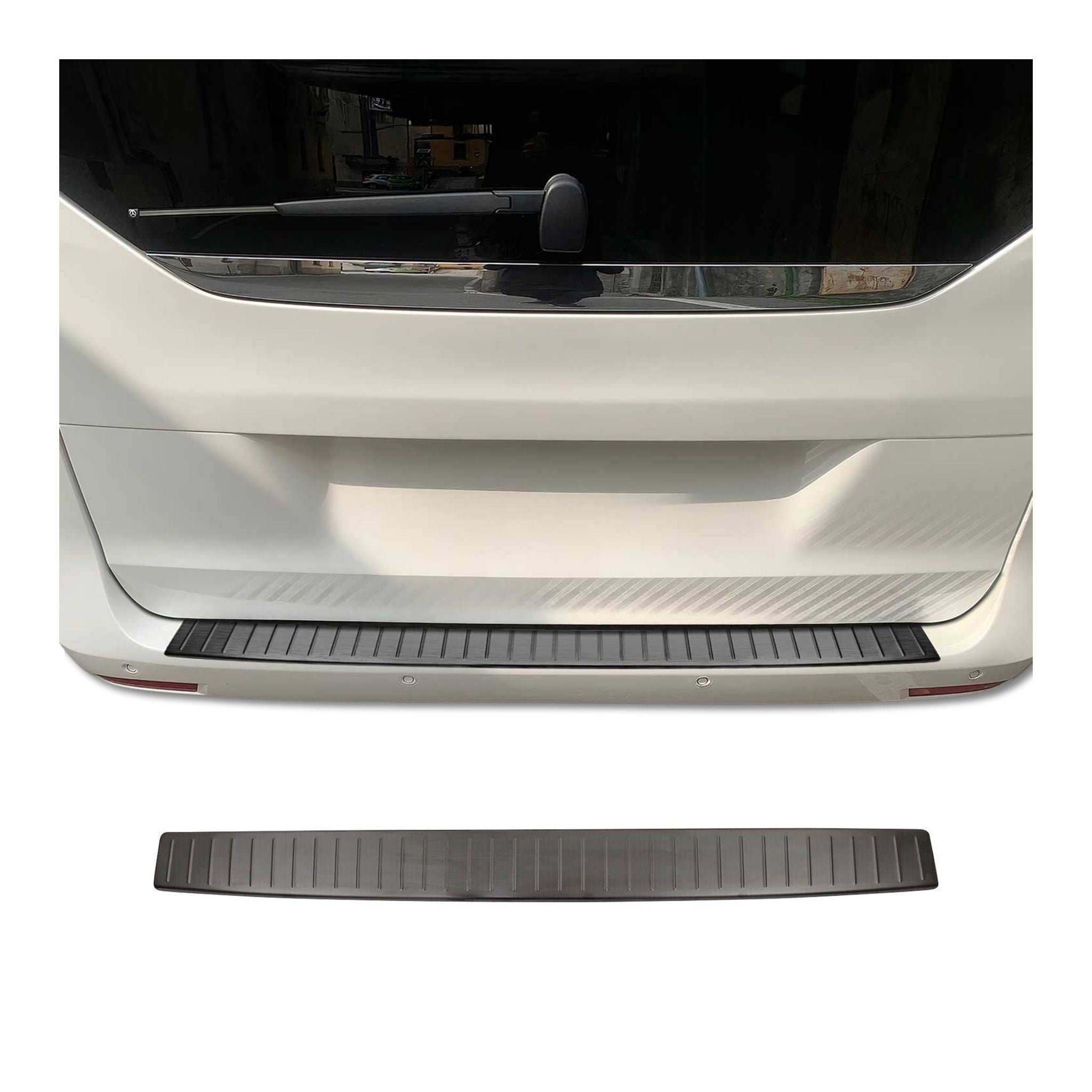Protection de Pare-Chocs pour Mercedes Vito W447 2014-2026 Inox dark chrome