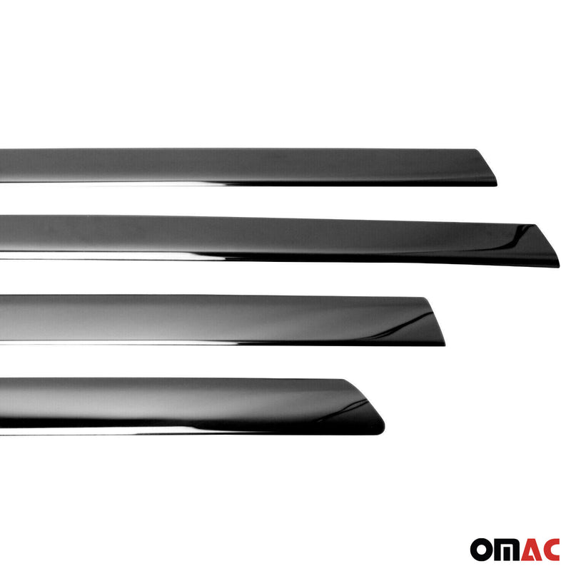 Baguette protection latérale de porte pour VW T5 Transporter 2003-2015 L1 Brossé
