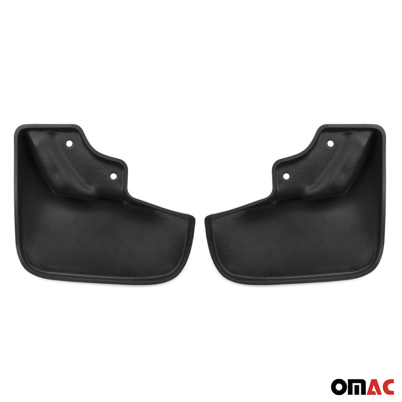Bavettes Garde Boue pour Renault Thalia 2008-2013 Arrière Plastique Noir 2 Pcs